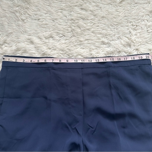 J. Crew Factory Trousers Jamie Pant Pull On Elastic Waist Navy Blue 20 NWT New - Picture 10 of 12